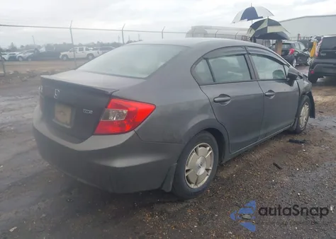 2012 Honda Civic Hf from USA, damaged, VIN 2HGFB2F67CH518507